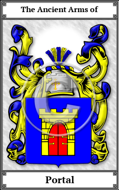 Portal Family Crest Download (JPG)  Book Plated - 150 DPI