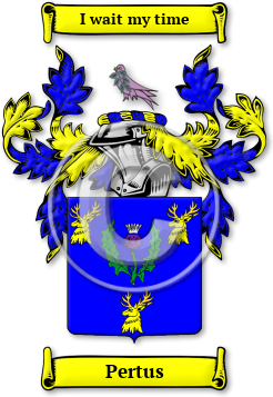 Pertus Family Crest Download (jpg) Legacy Series - 150 DPI