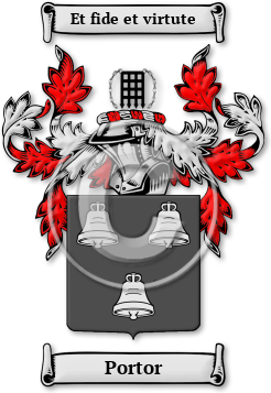Portor Family Crest Download (JPG) Legacy Series - 600 DPI