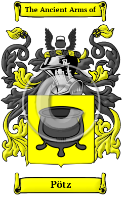 Pötz Family Crest Download (JPG) Heritage Series - 300 DPI