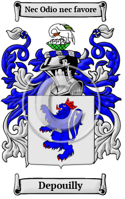 Depouilly Family Crest/Coat of Arms