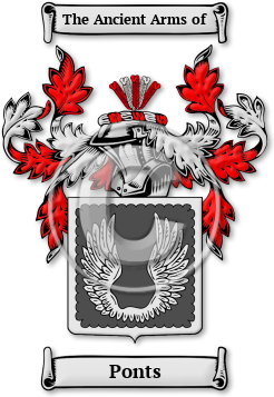 Ponts Family Crest Download (JPG) Legacy Series - 600 DPI
