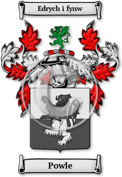 Powle Family Crest Download (jpg) Legacy Series - 150 DPI