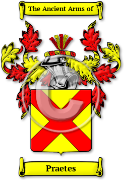 Praetes Family Crest Download (jpg) Legacy Series - 150 DPI