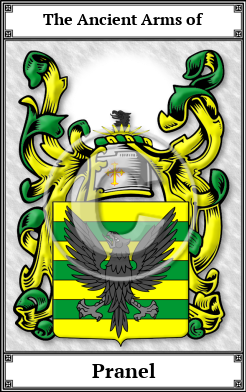 Pranel Family Crest Download (JPG)  Book Plated - 150 DPI