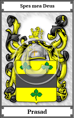 Prasad Family Crest Download (JPG)  Book Plated - 150 DPI