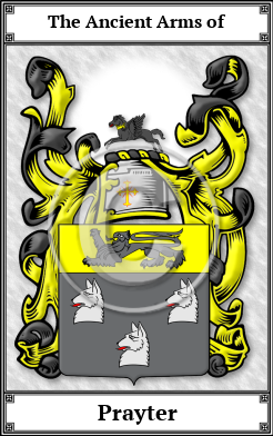 Prayter Family Crest Download (JPG)  Book Plated - 150 DPI