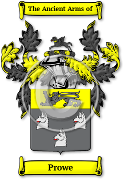 Prowe Family Crest Download (jpg) Legacy Series - 150 DPI