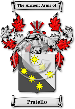 Pratello Family Crest Download (jpg) Legacy Series - 150 DPI