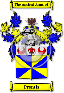 Prentis Family Crest Download (jpg) Legacy Series - 150 DPI
