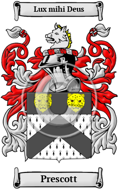 Prescott Family Crest Download (JPG) Heritage Series - 600 DPI