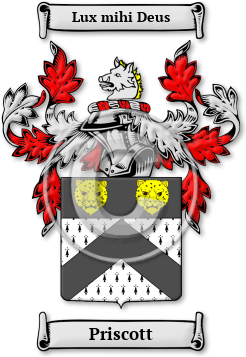 Priscott Family Crest Download (jpg) Legacy Series - 150 DPI