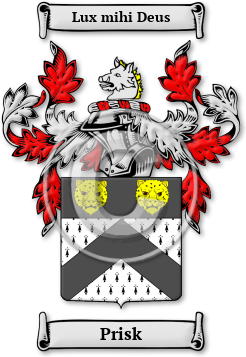 Prisk Family Crest Download (jpg) Legacy Series - 150 DPI