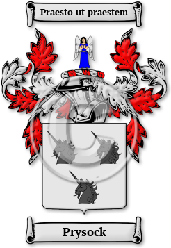 Prysock Family Crest Download (jpg) Legacy Series - 150 DPI