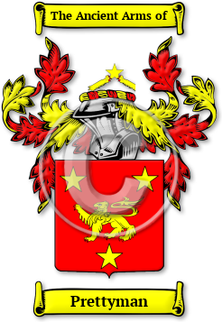 Prettyman Family Crest Download (jpg) Legacy Series - 150 DPI
