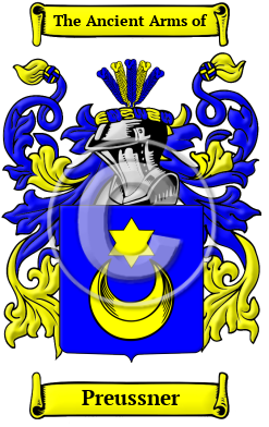 Preussner Family Crest Download (JPG) Heritage Series - 600 DPI