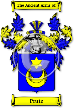 Prutz Family Crest Download (jpg) Legacy Series - 150 DPI
