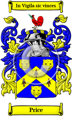 Price Family Crest Download (JPG) Heritage Series - 600 DPI