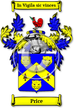 Price Family Crest Download (jpg) Legacy Series - 150 DPI