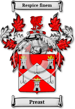 Preast Family Crest Download (JPG) Legacy Series - 600 DPI