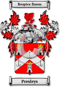 Presleys Family Crest Download (JPG) Legacy Series - 600 DPI