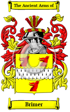 Brimer Family Crest/Coat of Arms