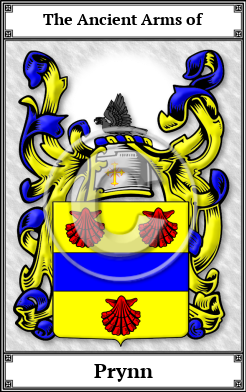 Prynn Family Crest Download (JPG) Book Plated - 600 DPI