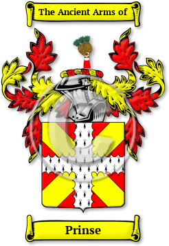 Prinse Family Crest Download (JPG) Legacy Series - 600 DPI
