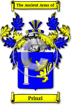 Prinzi Family Crest Download (jpg) Legacy Series - 150 DPI