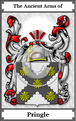 Pringle Family Crest Download (JPG)  Book Plated - 150 DPI