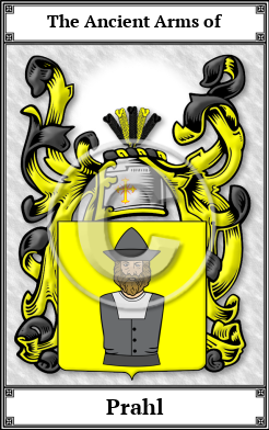 Prahl Family Crest Download (JPG)  Book Plated - 150 DPI