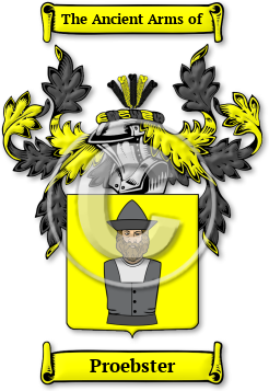 Proebster Family Crest Download (JPG) Legacy Series - 600 DPI