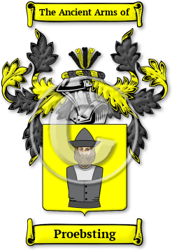 Proebsting Family Crest Download (jpg) Legacy Series - 150 DPI