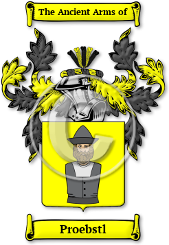 Proebstl Family Crest Download (JPG) Legacy Series - 600 DPI