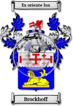 Brockhoff Family Crest Download (jpg) Legacy Series - 150 DPI