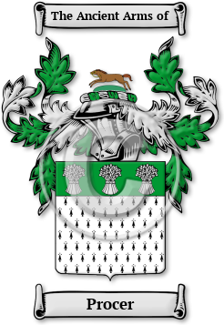 Procer Family Crest Download (jpg) Legacy Series - 150 DPI