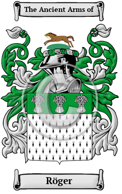Röger Family Crest Download (JPG) Heritage Series - 300 DPI