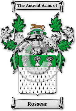 Rossear Family Crest Download (jpg) Legacy Series - 150 DPI