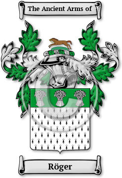 Röger Family Crest Download (JPG) Legacy Series - 600 DPI