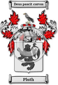 Pluth Family Crest Download (JPG) Legacy Series - 600 DPI