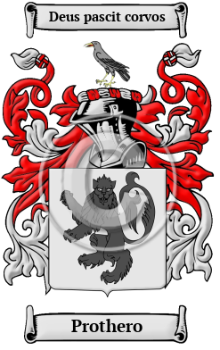 Prothero Family Crest Download (JPG) Heritage Series - 600 DPI