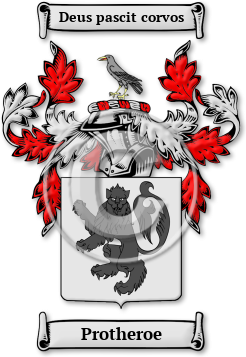 Protheroe Family Crest Download (JPG) Legacy Series - 600 DPI