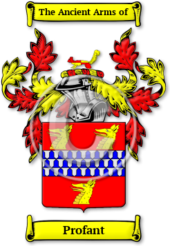 Profant Family Crest Download (JPG) Legacy Series - 600 DPI