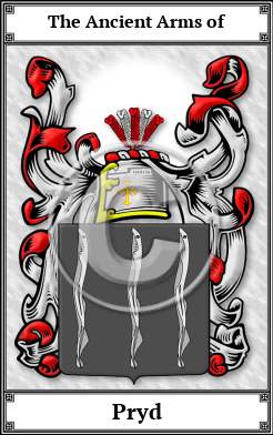 Pryd Family Crest Download (JPG)  Book Plated - 150 DPI