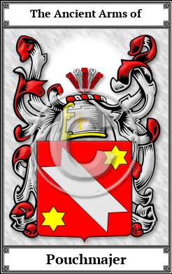 Pouchmajer Family Crest Download (JPG)  Book Plated - 150 DPI