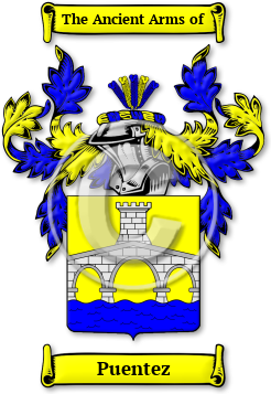 Puentez Family Crest Download (JPG) Legacy Series - 600 DPI