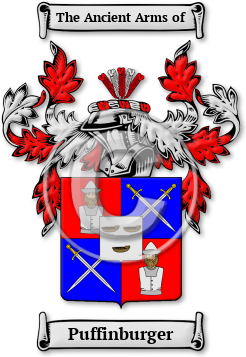Puffinburger Family Crest Download (jpg) Legacy Series - 150 DPI