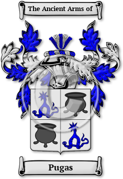 Pugas Family Crest Download (JPG) Legacy Series - 600 DPI
