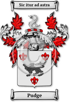 Pudge Family Crest Download (jpg) Legacy Series - 150 DPI
