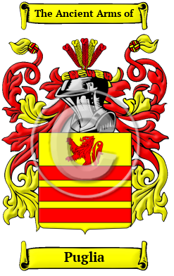 Puglia Family Crest Download (JPG) Heritage Series - 600 DPI